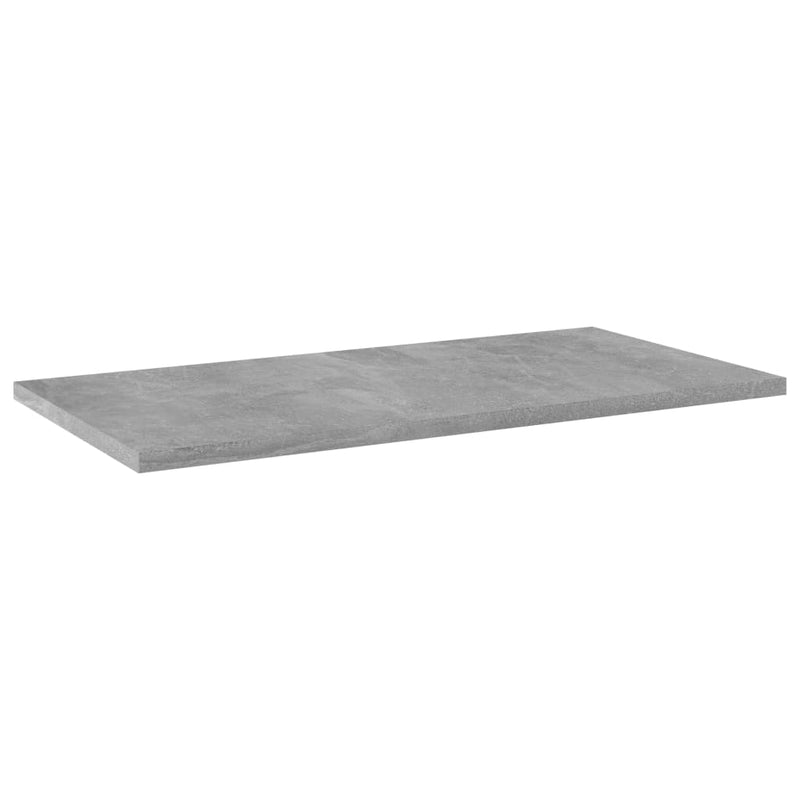 vidaXL Bookshelf Boards 4 pcs Concrete Grey 60x30x1.5 cm Engineered Wood