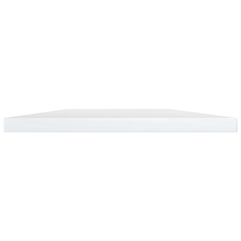 vidaXL Bookshelf Boards 4 pcs High Gloss White 60x40x1.5 cm Engineered Wood