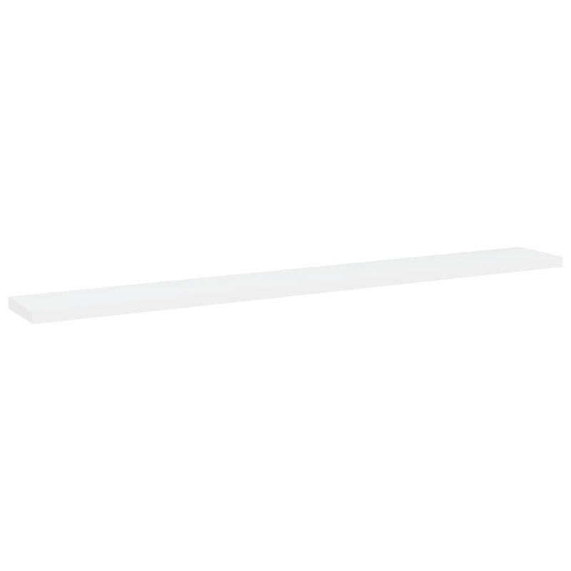 vidaXL Bookshelf Boards 8 pcs White 80x10x1.5 cm Engineered Wood