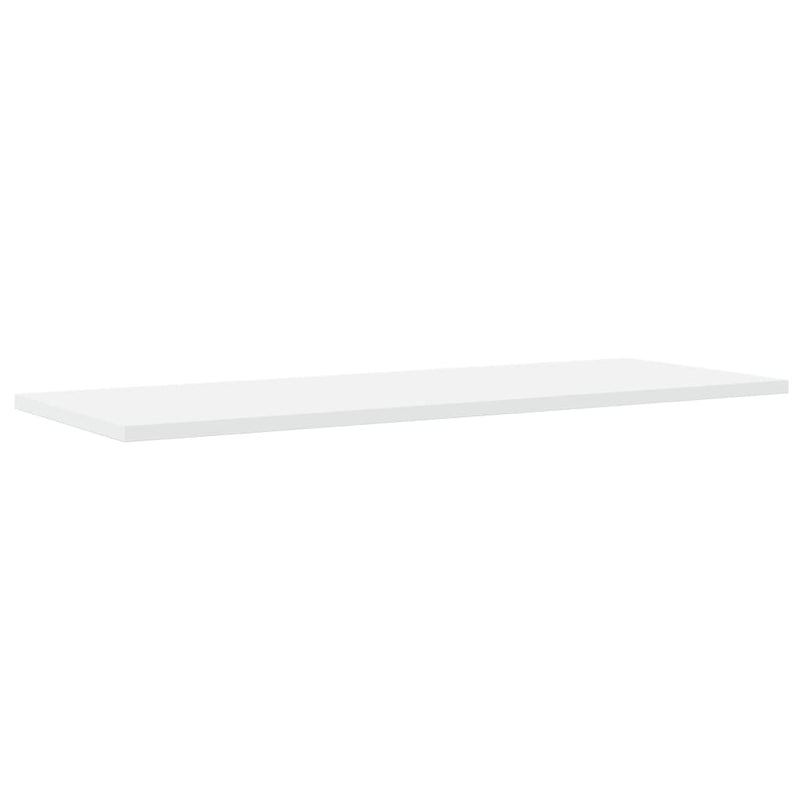 vidaXL Bookshelf Boards 4 pcs White 80x30x1.5 cm Engineered Wood