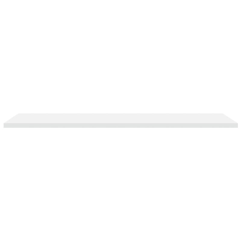vidaXL Bookshelf Boards 4 pcs White 80x30x1.5 cm Engineered Wood
