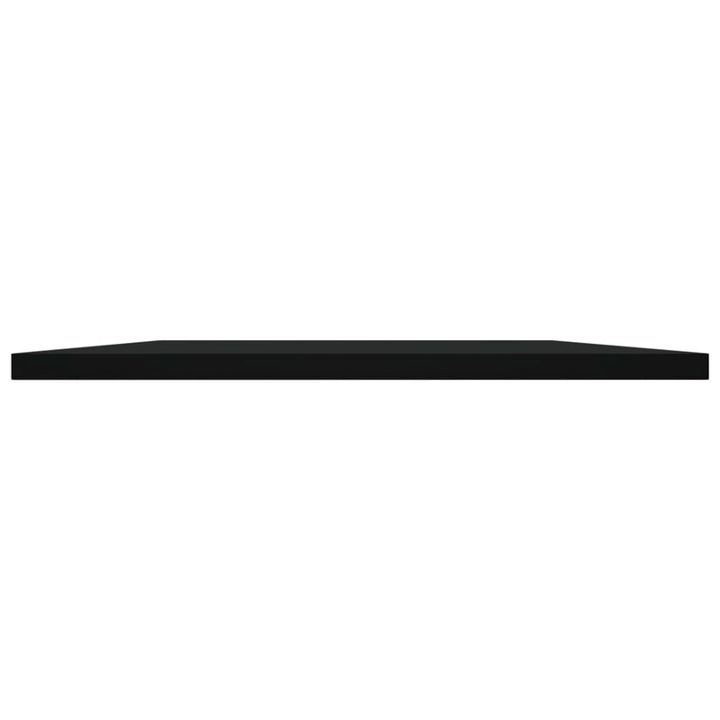 vidaXL Bookshelf Boards 4 pcs Black 80x40x1.5 cm Engineered Wood