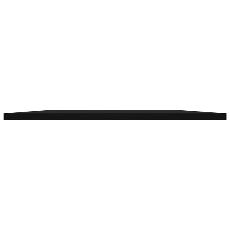 vidaXL Bookshelf Boards 4 pcs Black 80x50x1.5 cm Engineered Wood