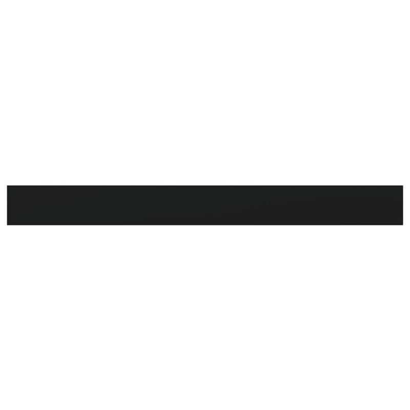 vidaXL Bookshelf Boards 4 pcs Black 100x10x1.5 cm Engineered Wood