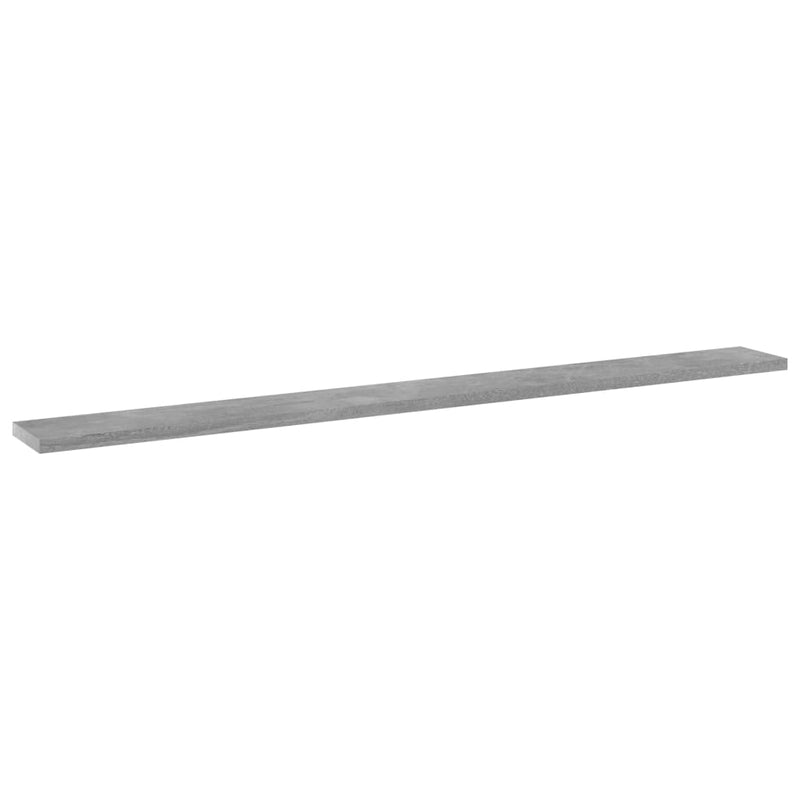 vidaXL Bookshelf Boards 8 pcs Concrete Grey 100x10x1.5 cm Engineered Wood