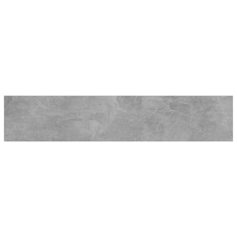 vidaXL Bookshelf Boards 8 pcs Concrete Grey 100x20x1.5 cm Engineered Wood