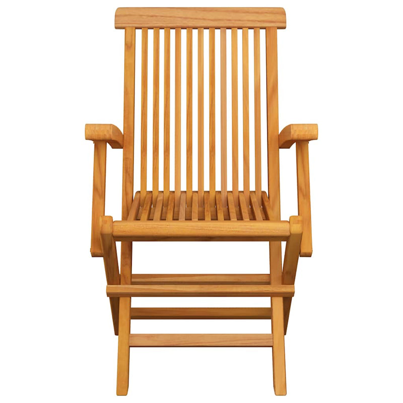 vidaXL Garden Chairs with Anthracite Cushions 6 pcs Solid Teak Wood
