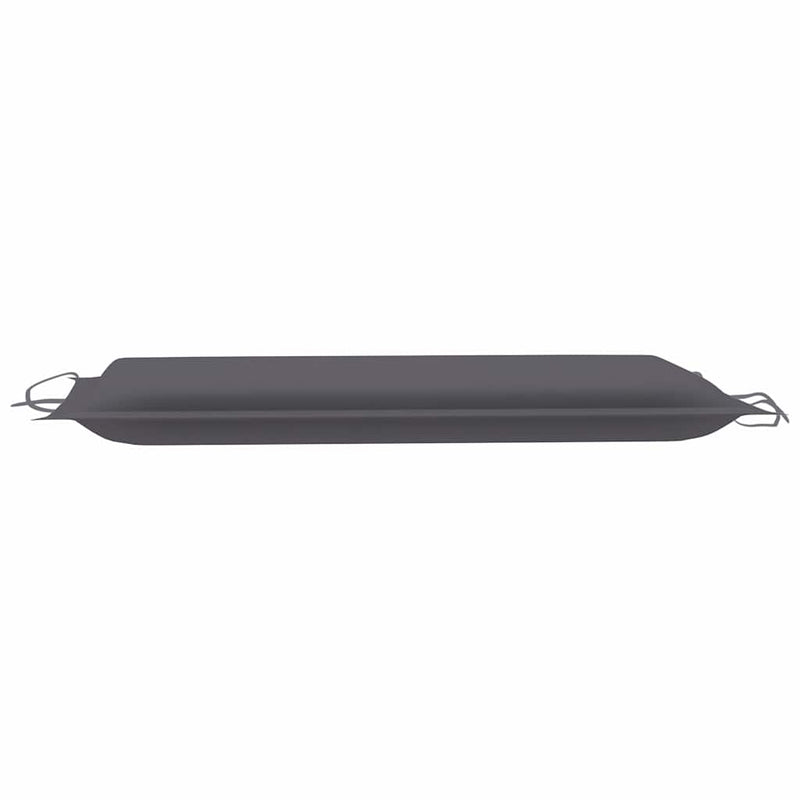 vidaXL Rocking Sun Lounger with Cushion Solid Teak Wood