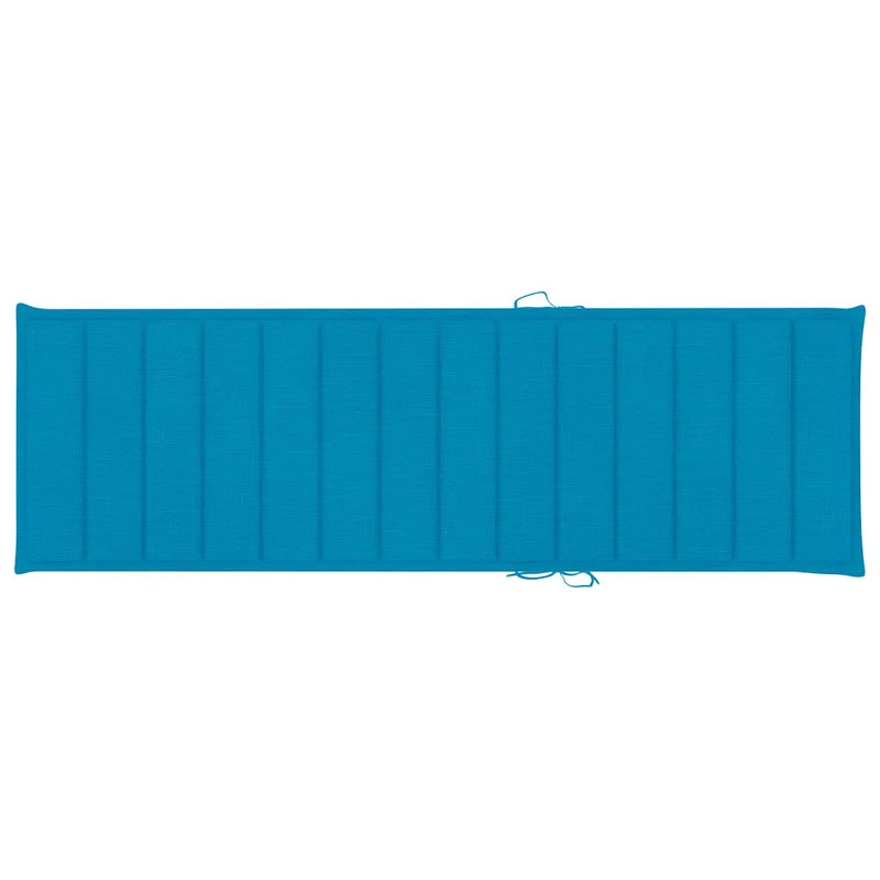 2-Person Sun Lounger with Cushions Bamboo