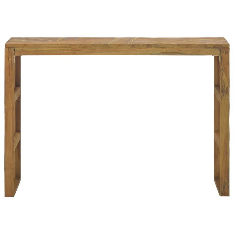vidaXL Console Table 110x35x75 cm Solid Teak Wood