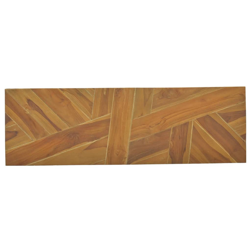 vidaXL Console Table 110x35x75 cm Solid Teak Wood