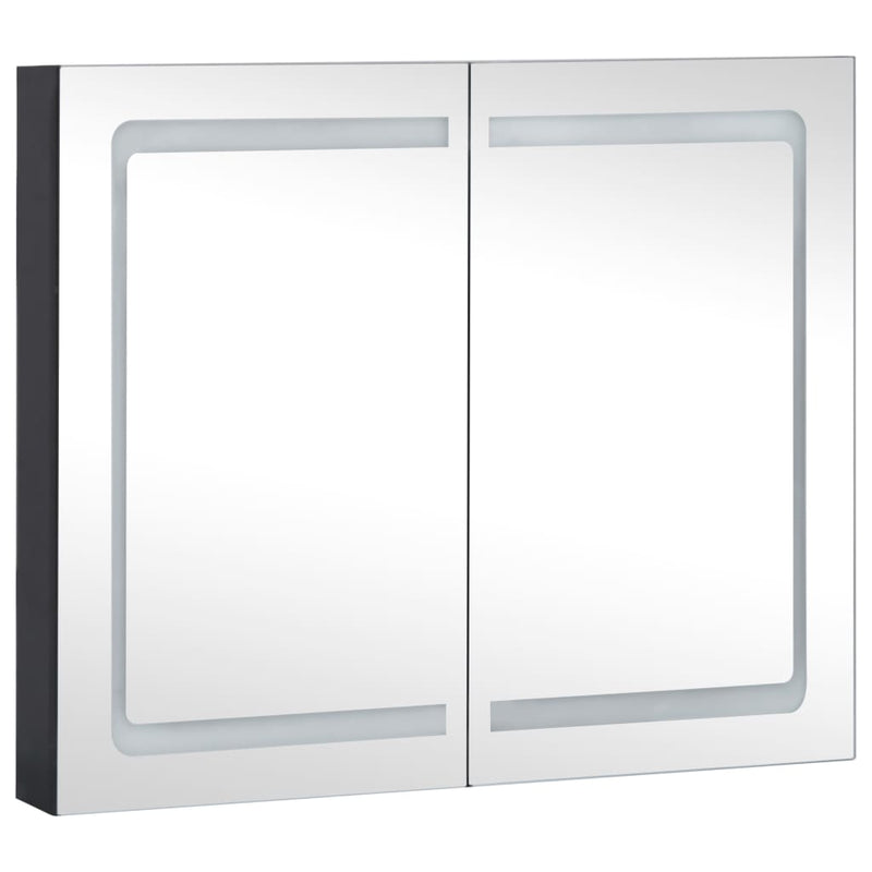 LED Bathroom Mirror Cabinet 80x12.2x68 cm