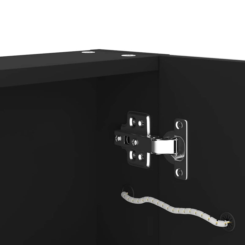 vidaXL LED Bathroom Mirror Cabinet 80x12.2x68 cm