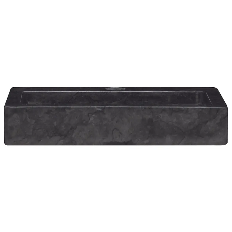 Wall-mounted Sink Black 38x24x6.5 cm Marble