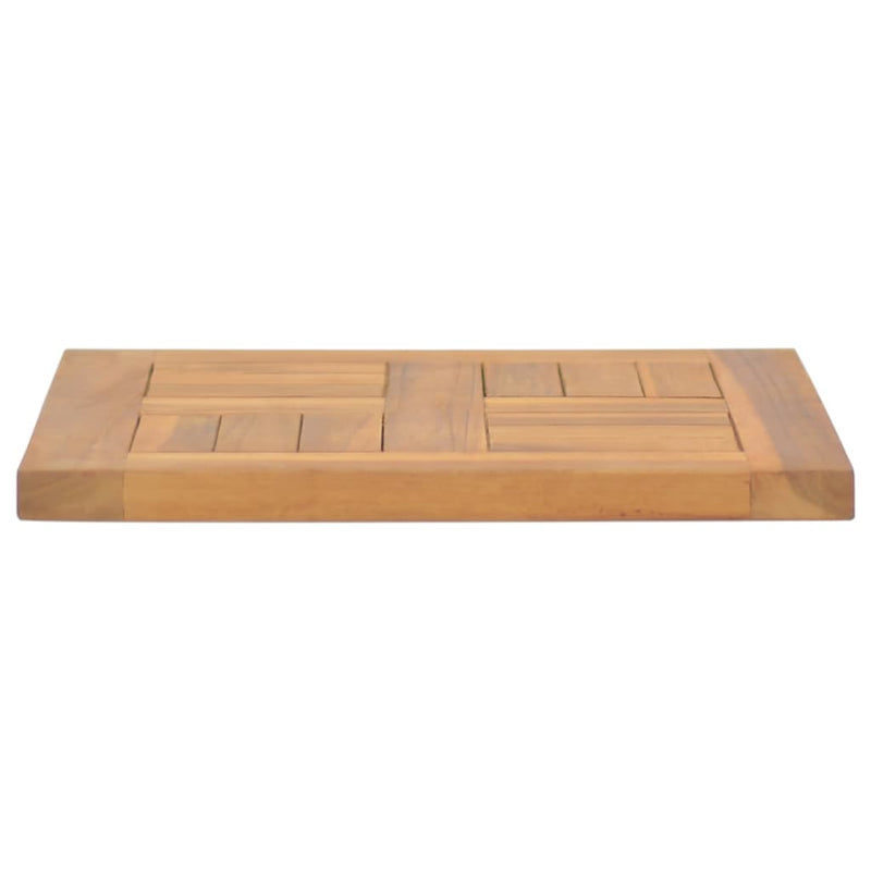 vidaXL Square Table Top 40x40x2.5 cm Solid Wood Teak