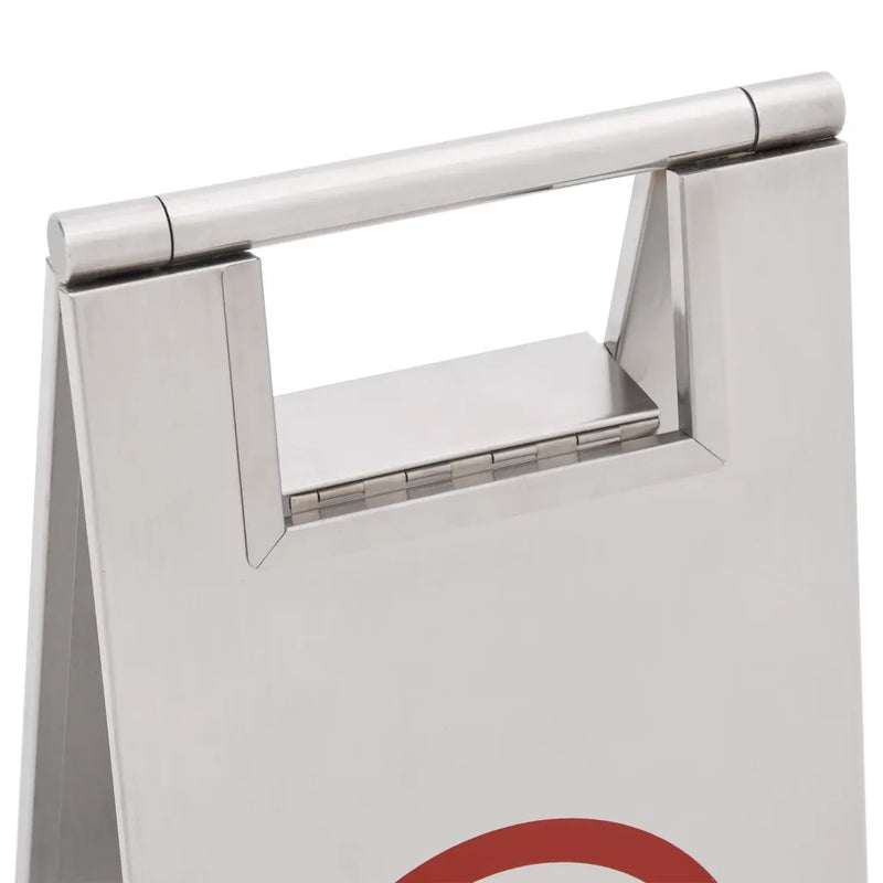 Folding Parking Sign Stainless Steel