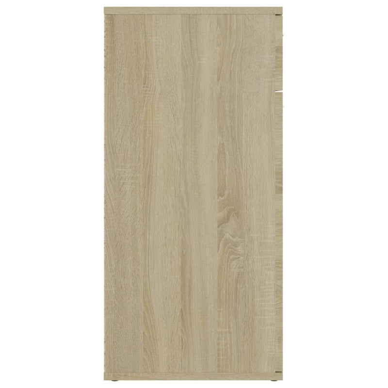 vidaXL Sideboard Sonoma Oak 80x36x75 cm Engineered Wood