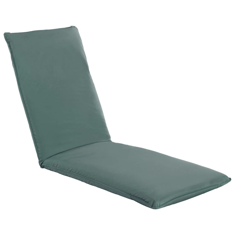 vidaXL Foldable Sunlounger Oxford Fabric Grey