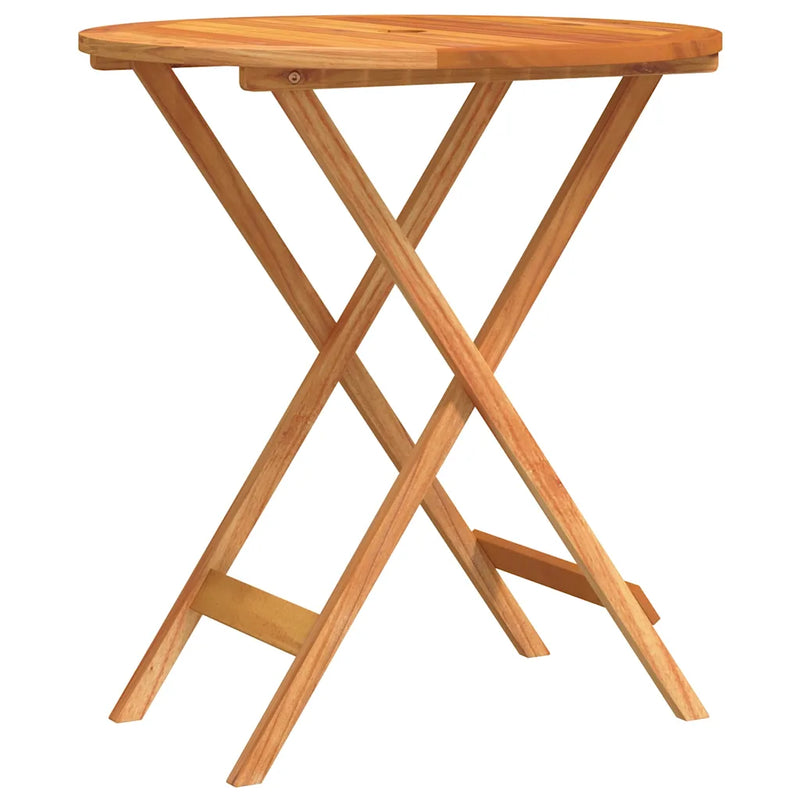 Folding Garden Table ��60x75 cm Solid Eucalyptus Wood