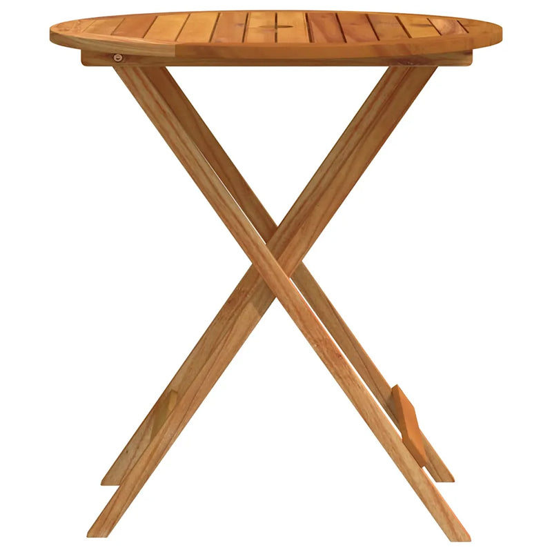 Folding Garden Table ��60x75 cm Solid Eucalyptus Wood
