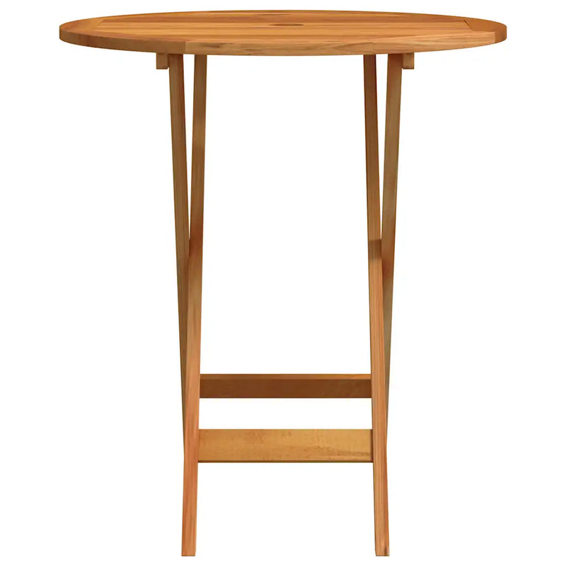 Folding Garden Table ��60x75 cm Solid Eucalyptus Wood