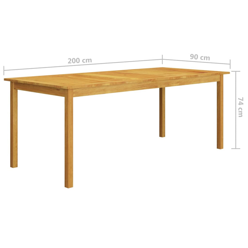 vidaXL 9 Piece Garden Dining Set Brown