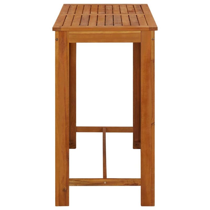 vidaXL 7 Piece Garden Bar Set Brown