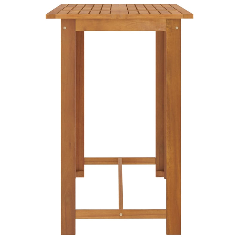 vidaXL 7 Piece Garden Bar Set Brown