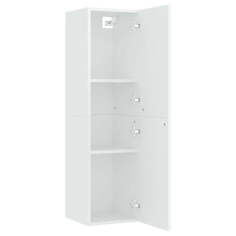 vidaXL TV Cabinet White 30.5x30x110 cm Engineered Wood