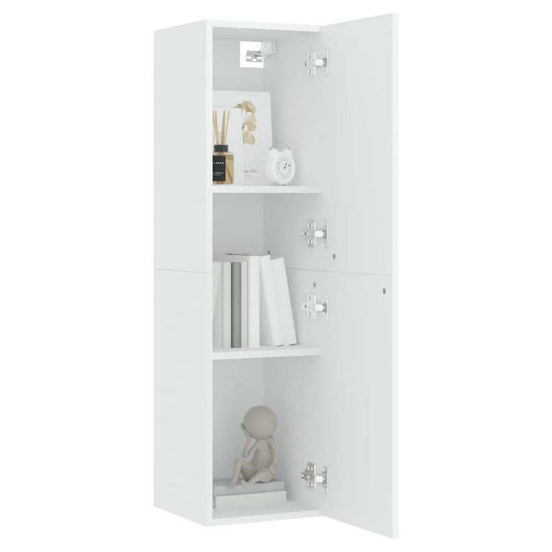 vidaXL TV Cabinet White 30.5x30x110 cm Engineered Wood