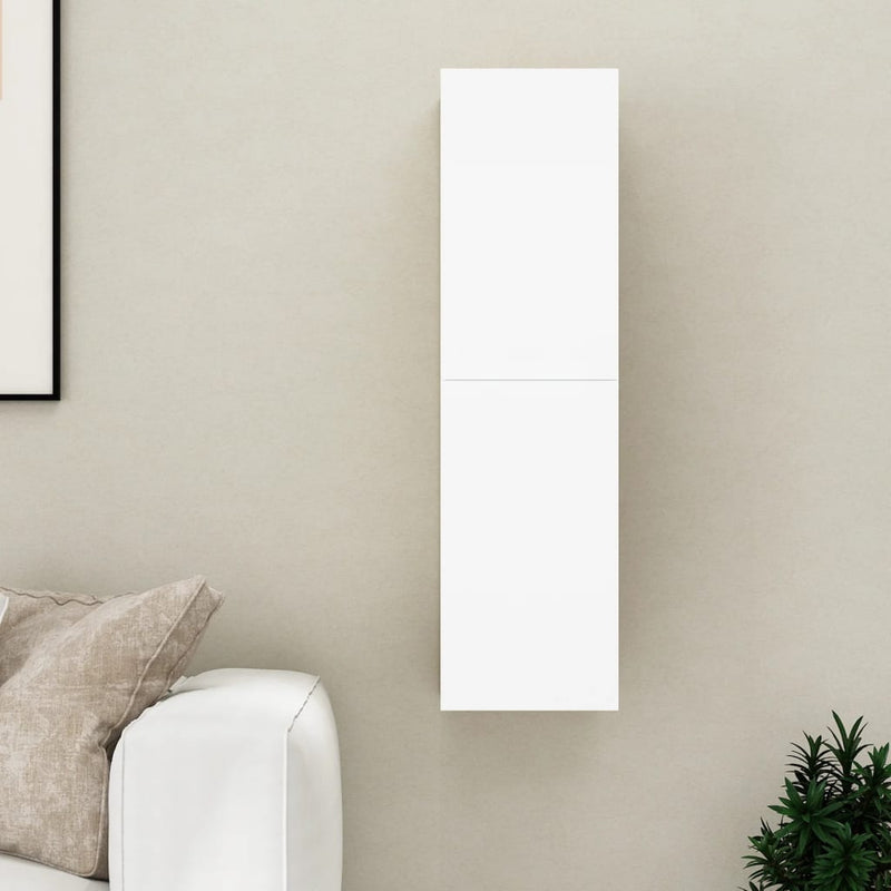 vidaXL TV Cabinet White 30.5x30x110 cm Engineered Wood