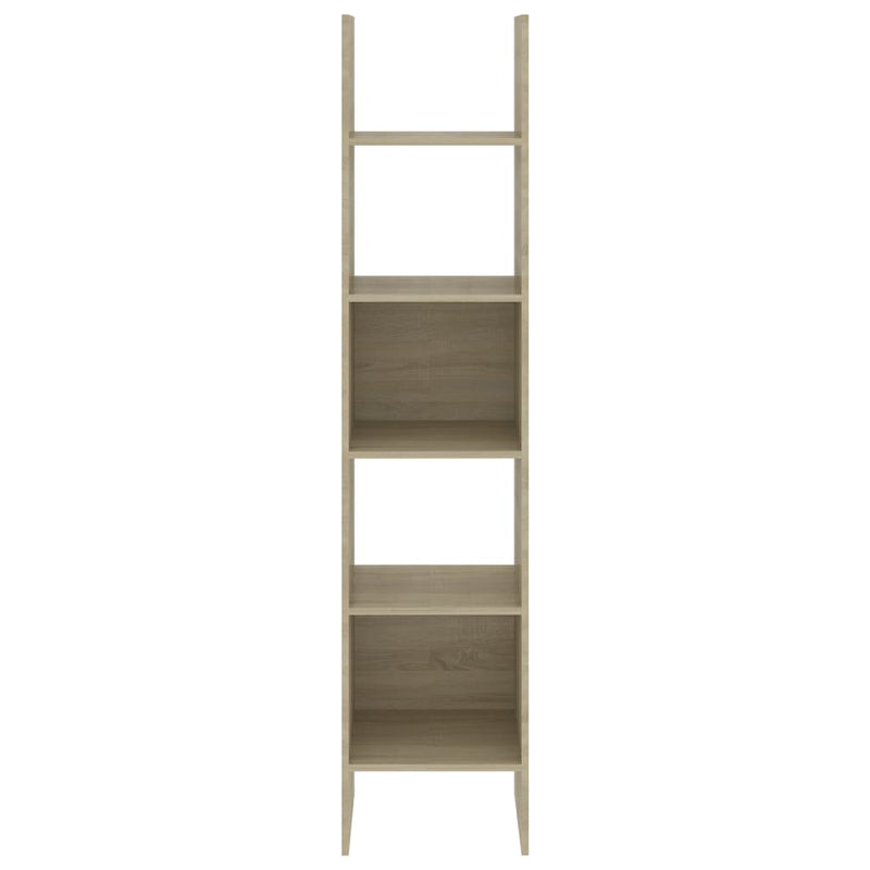 vidaXL Book Cabinet Sonoma Oak 40x35x180 cm Engineered Wood