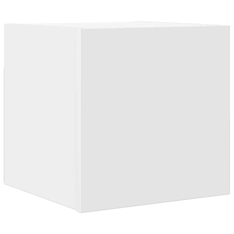 vidaXL Wall Mounted TV Cabinet White 30.5x30x30 cm