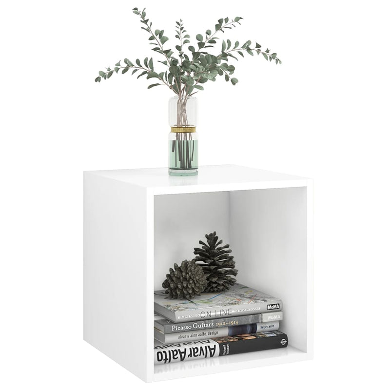 vidaXL Wall Cabinets 2 pcs White 37x37x37 cm Engineered Wood