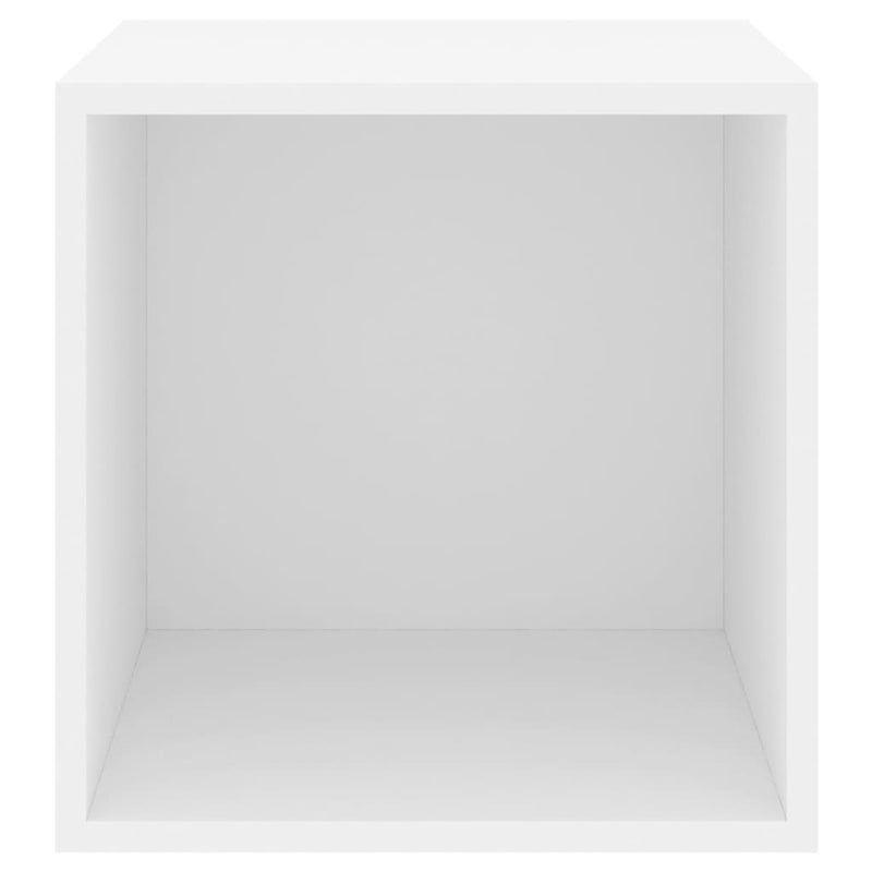 vidaXL Wall Cabinets 2 pcs White 37x37x37 cm Engineered Wood