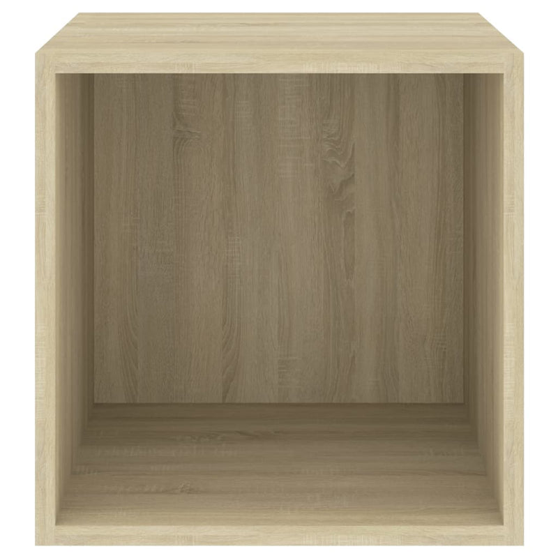 vidaXL Wall Cabinets 4 pcs Sonoma Oak 37x37x37 cm Engineered Wood