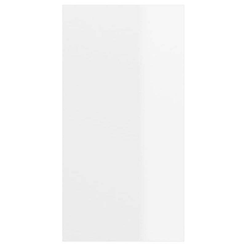 vidaXL Wall-mounted TV Cabinet High Gloss White 37x37x72 cm Engineered Wood