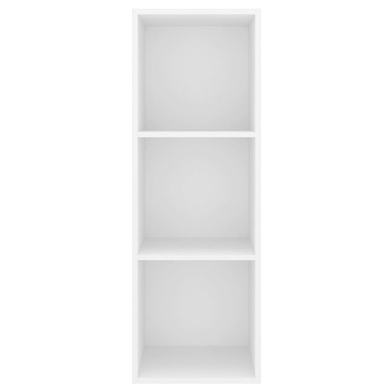vidaXL Wall-mounted TV Cabinet White 37x37x107 cm Engineered Wood