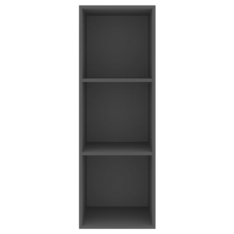 vidaXL Wall-mounted TV Cabinet Grey 37x37x107 cm Engineered Wood