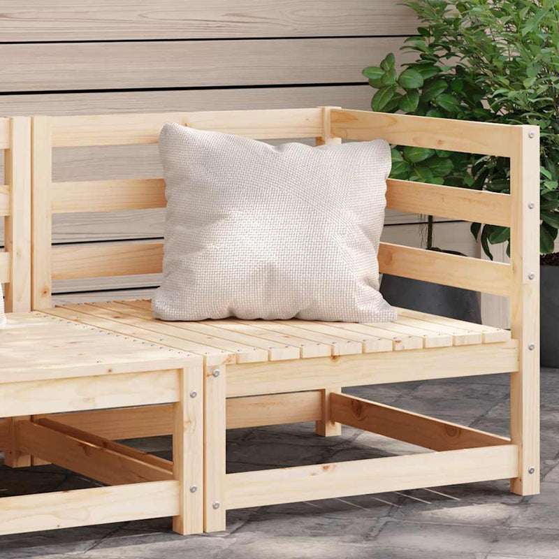 vidaXL Garden Corner Sofa Solid Pinewood
