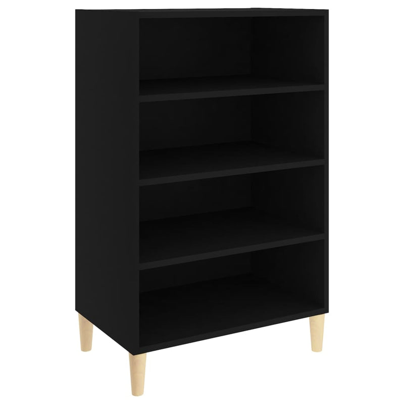 vidaXL Sideboard Black 57x35x90 cm Engineered Wood