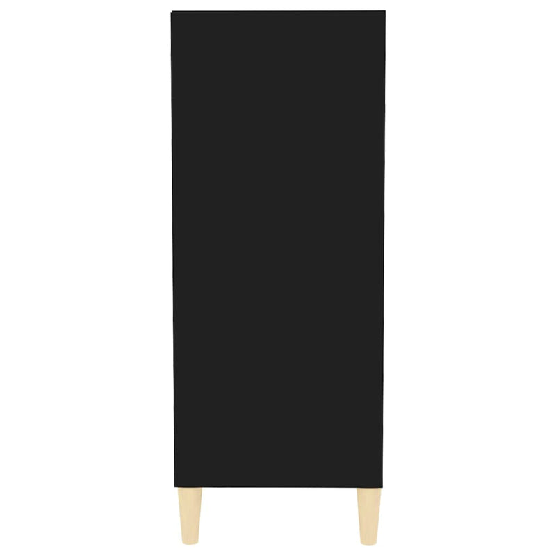 vidaXL Sideboard Black 57x35x90 cm Engineered Wood