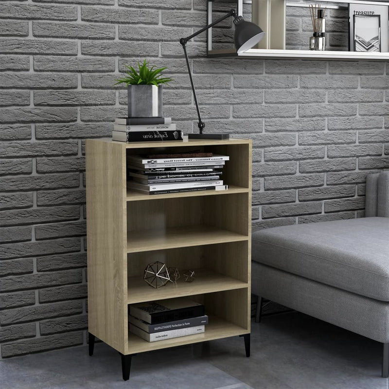 vidaXL Sideboard Sonoma Oak 57x35x90 cm Engineered Wood