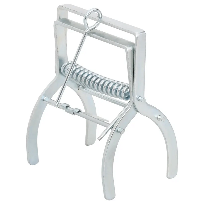 Mole Traps 4 pcs Silver Galvanised Steel