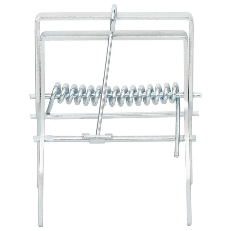 Mole Traps 4 pcs Silver Galvanised Steel