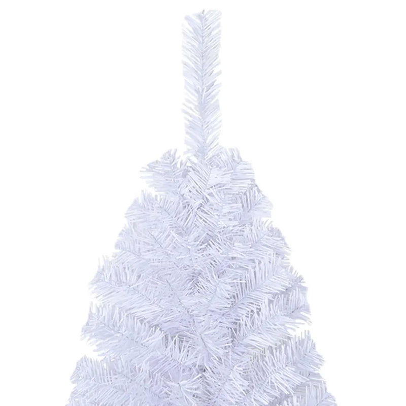 Artificial Christmas Tree with Thick Branches White 120 cm PVC
