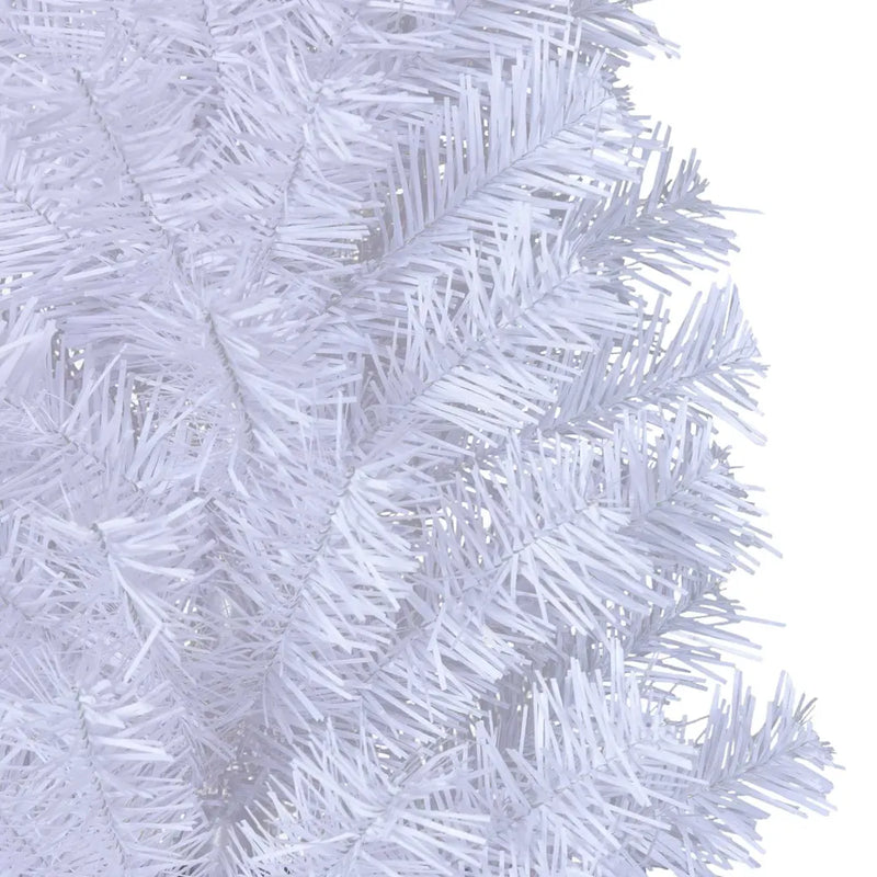 Artificial Christmas Tree with Thick Branches White 120 cm PVC
