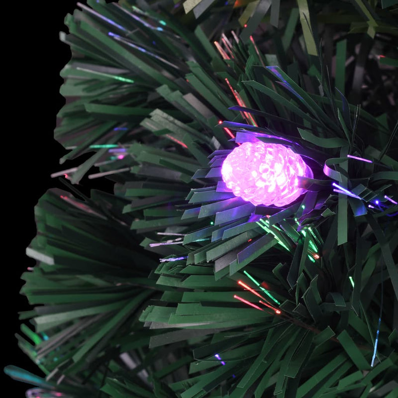 vidaXL Pre-lit Christmas Tree with Stand 120 cm Fibre Optic