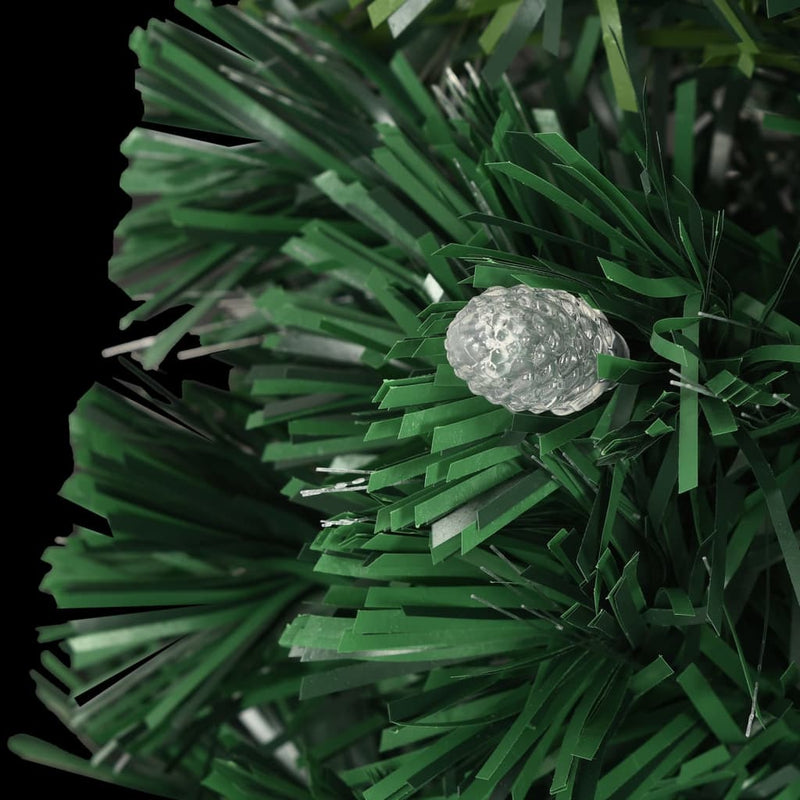 vidaXL Pre-lit Christmas Tree with Stand 150 cm Fibre Optic