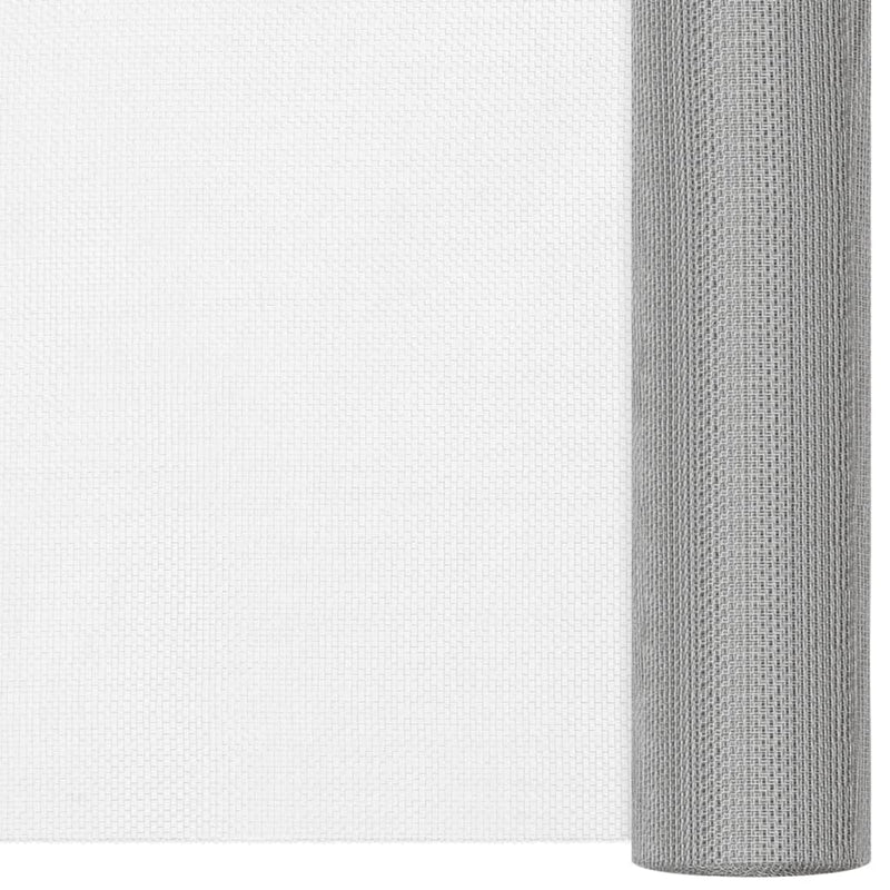 vidaXL Mesh Screen Stainless Steel 60x1000 cm Silver
